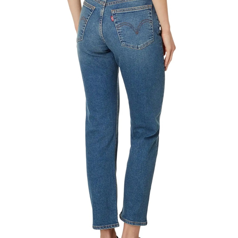 Levi's High Rise Wedgie Straight Jeans 28 - Picture 3 of 4